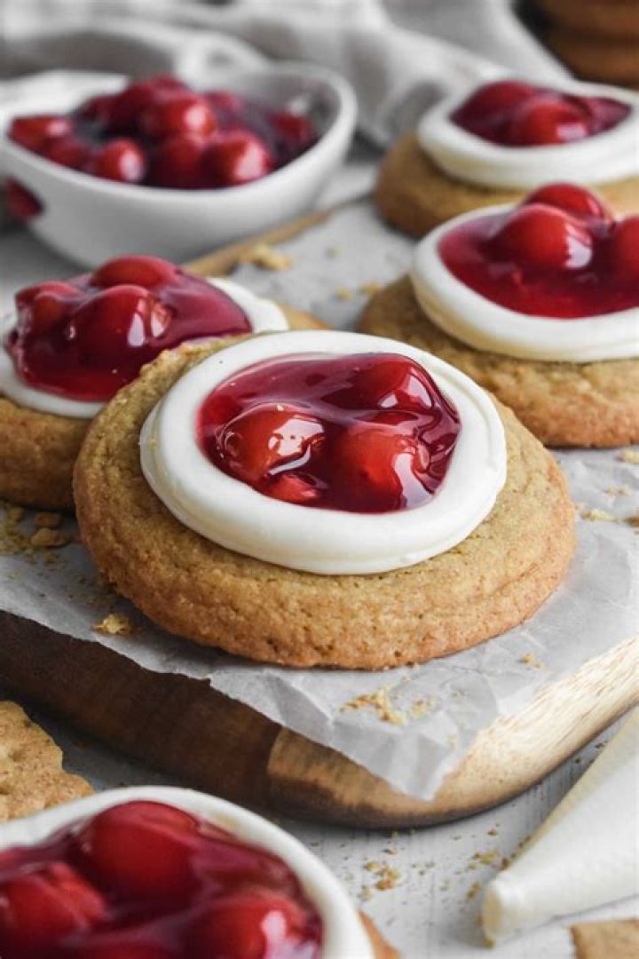 Cherry Cheesecake Cookies Recipe | Celebrating Holidays