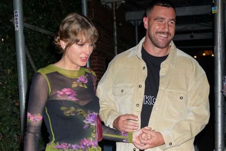 Taylor Swift and Travis Kelce seen for first time but fans can't get over his outfit